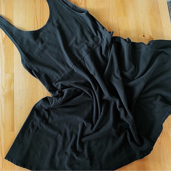 Cotton On Simple Black Midi Dress - Picture 1 of 10